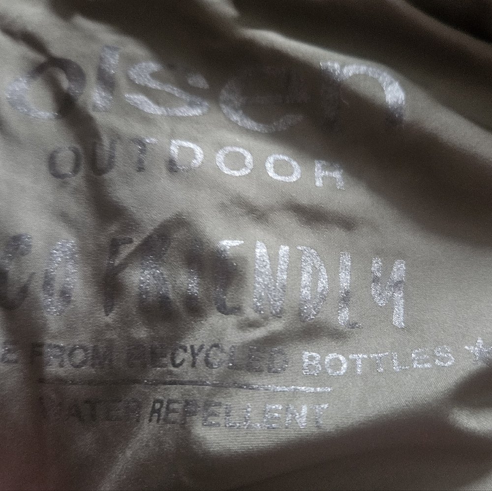 Olsen Olive Quilted Zip Front Puffer Vest - Picture 7 of 9
